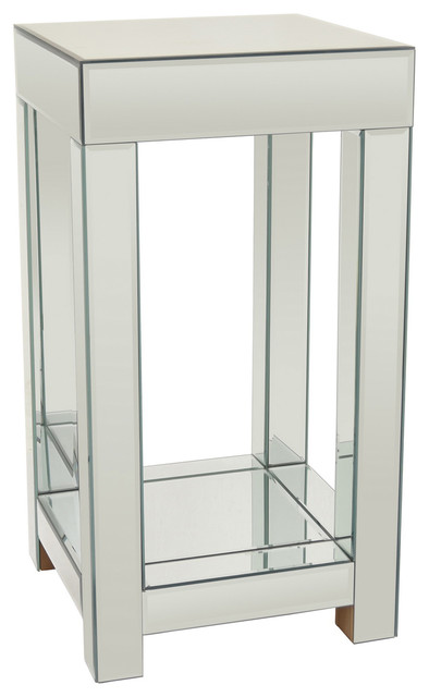 Three Hands 26 Mirrored Side Table Silver Three Hands 26 Mirrored Side Table Silver
