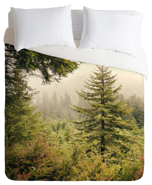 Deny Designs Catherine McDonald Into The Mist Duvet Cover - Lightweight