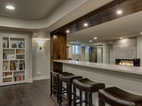 Contemporary Basement by FBC Remodel