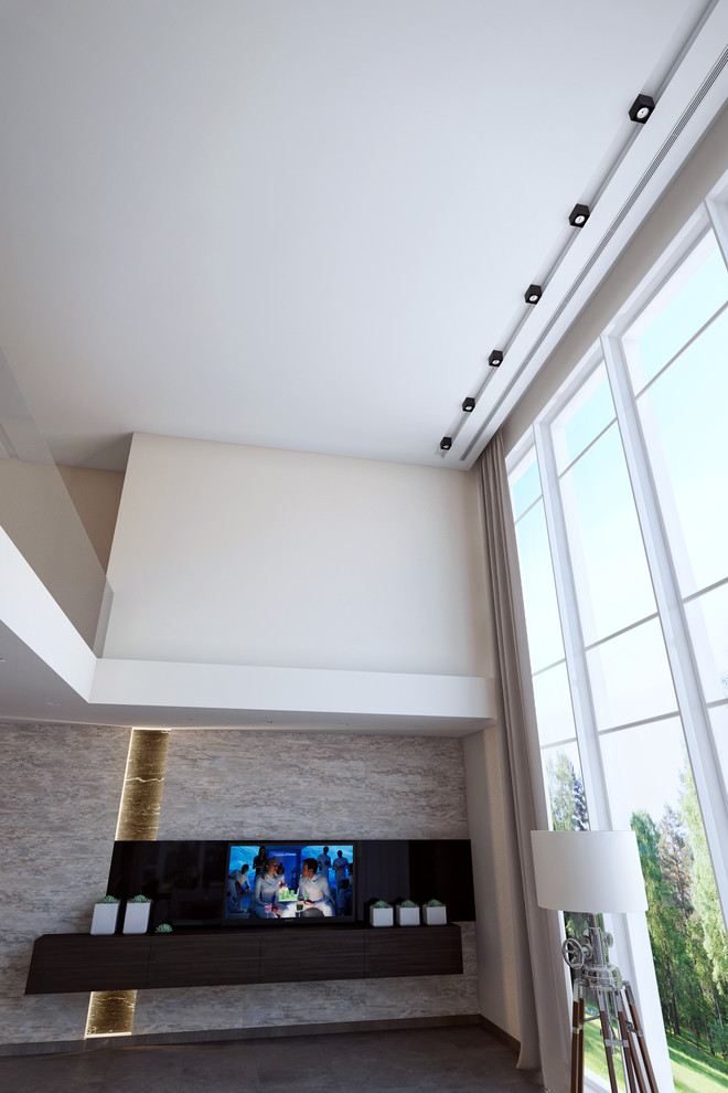 Интерьер загородного дома в Сколково