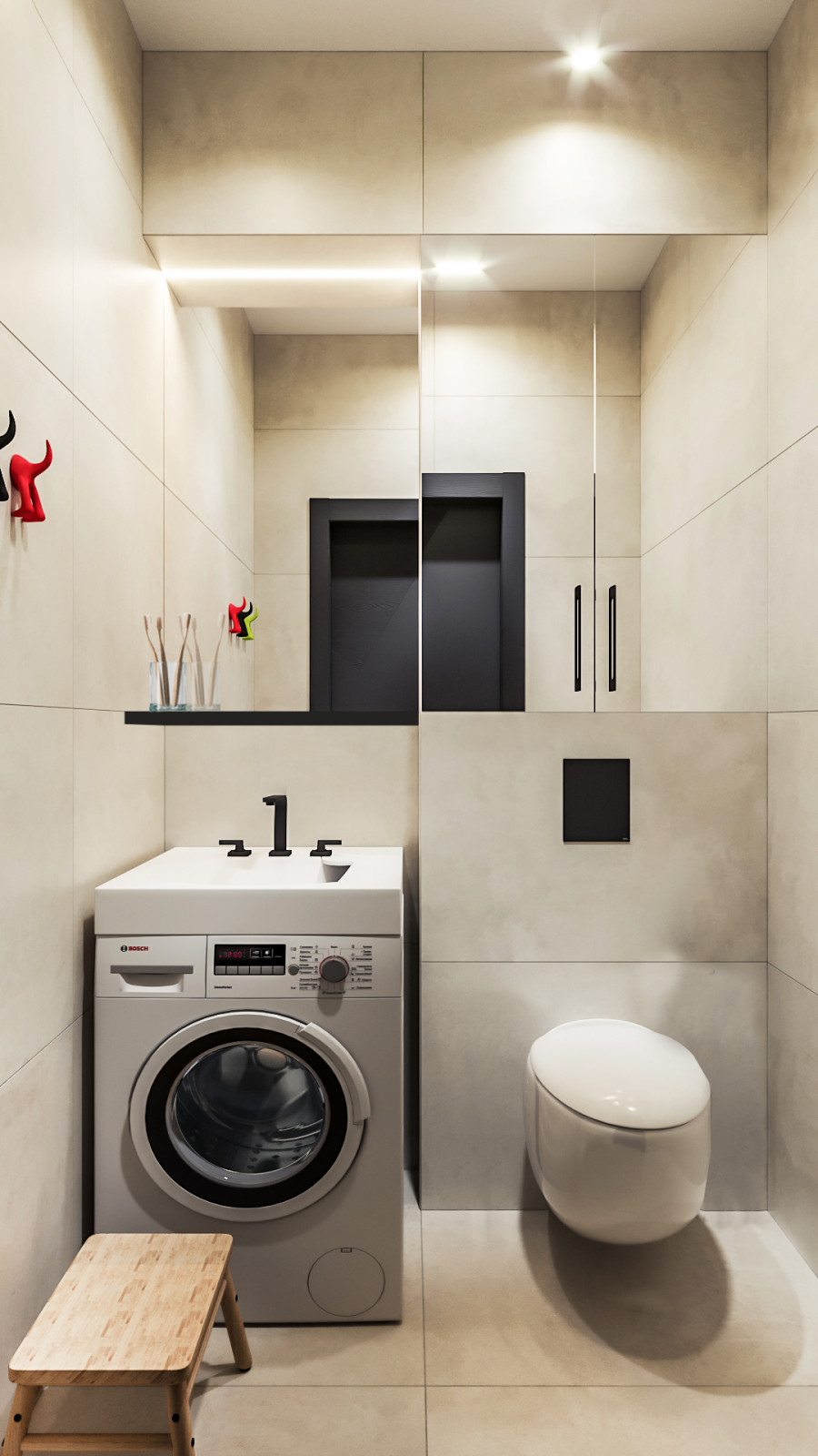 Дизайн-проект квартиры 100кв.м. для семьи из 4х человек в Северном парке