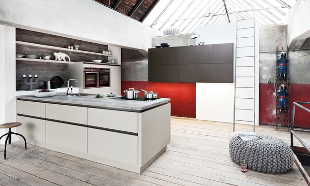 Offene K&uuml;che im neuen Design kitchen