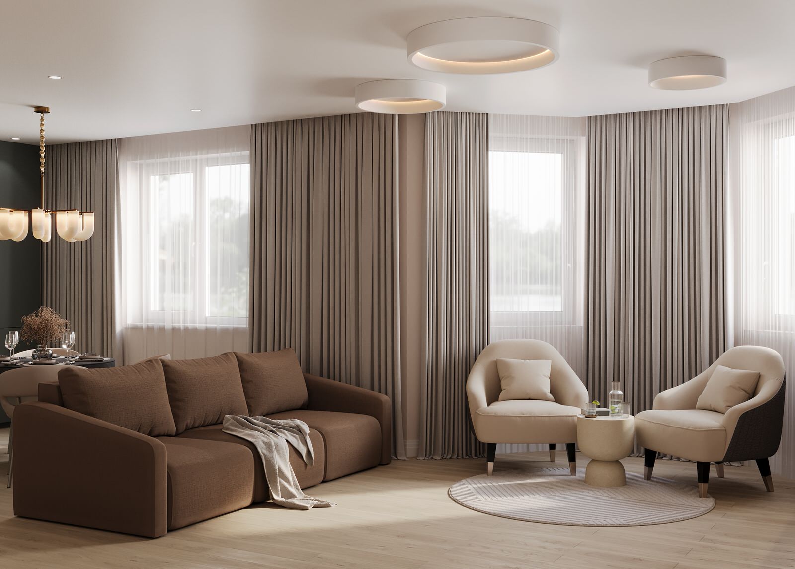 кухня-гостиная