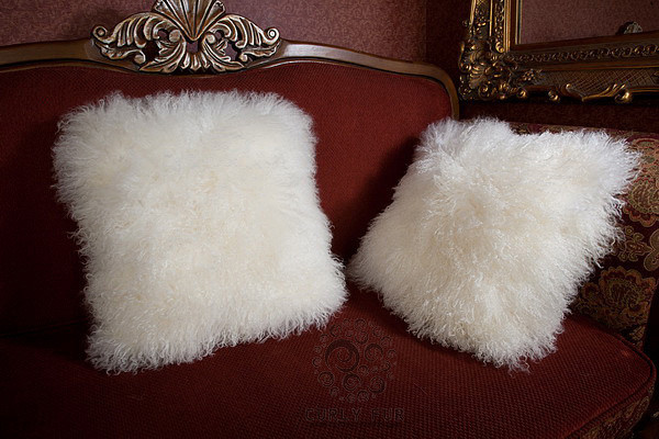 Tibetan / Mongolian Lamb Fur Pillows