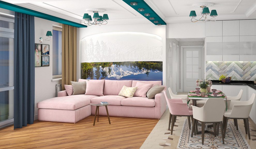 Дизайн интерьера 4-х комнатной квартиры S-79,0кв.м.