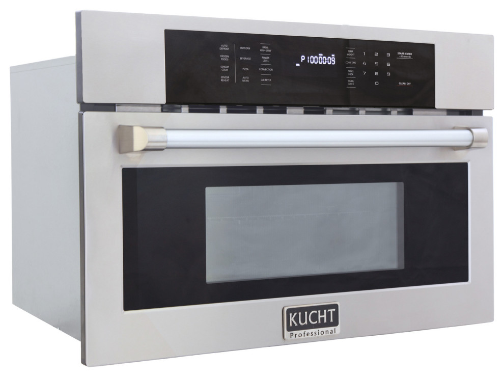 Kucht 30" 1.6 Cu.Ft. Stainless Steel Air Fryer & Convection Built In