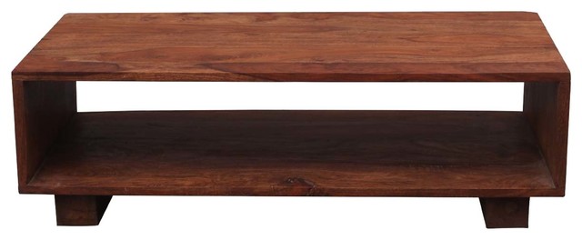Hendry Contemporary Solid Wood Open Back Tv Stand Media Console Hendry Contemporary Solid Wood Open Back Tv Stand Media Console