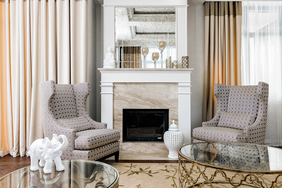 Уютный подмосковный коттедж в стиле Ar-Deco