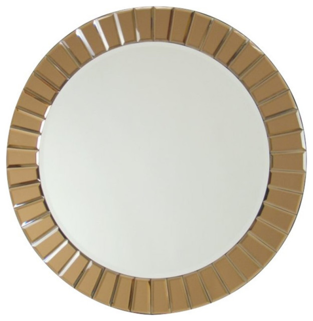 Wayborn Beveled Colored Accent Mirror
