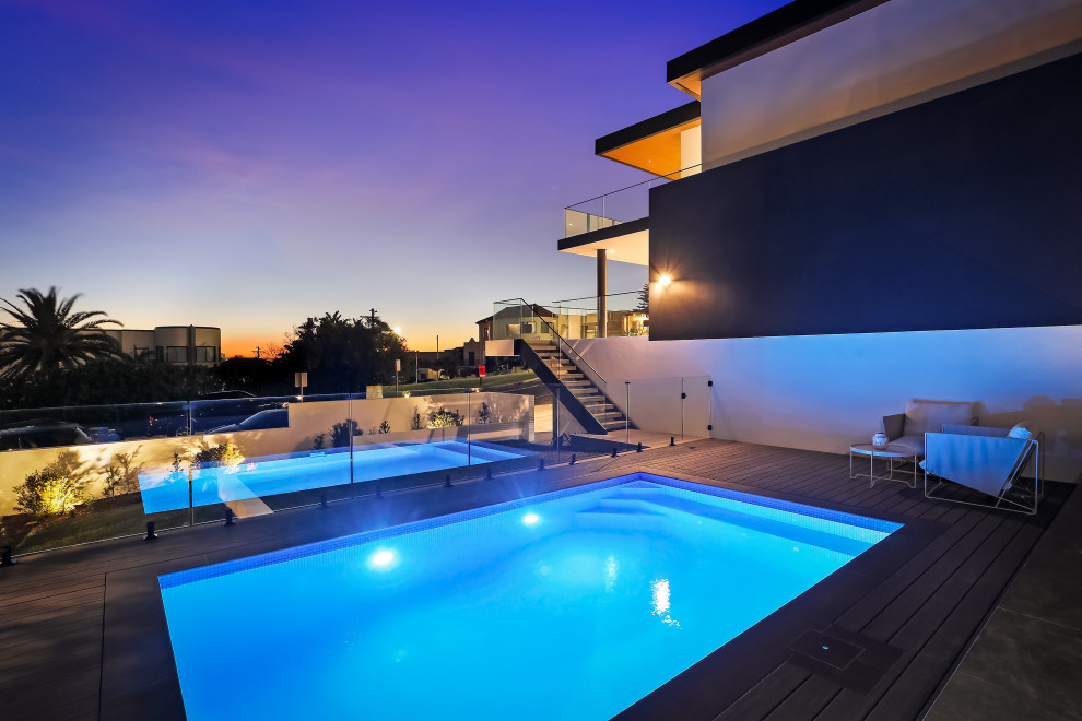 Design ideas for a contemporary pool in Sydney.