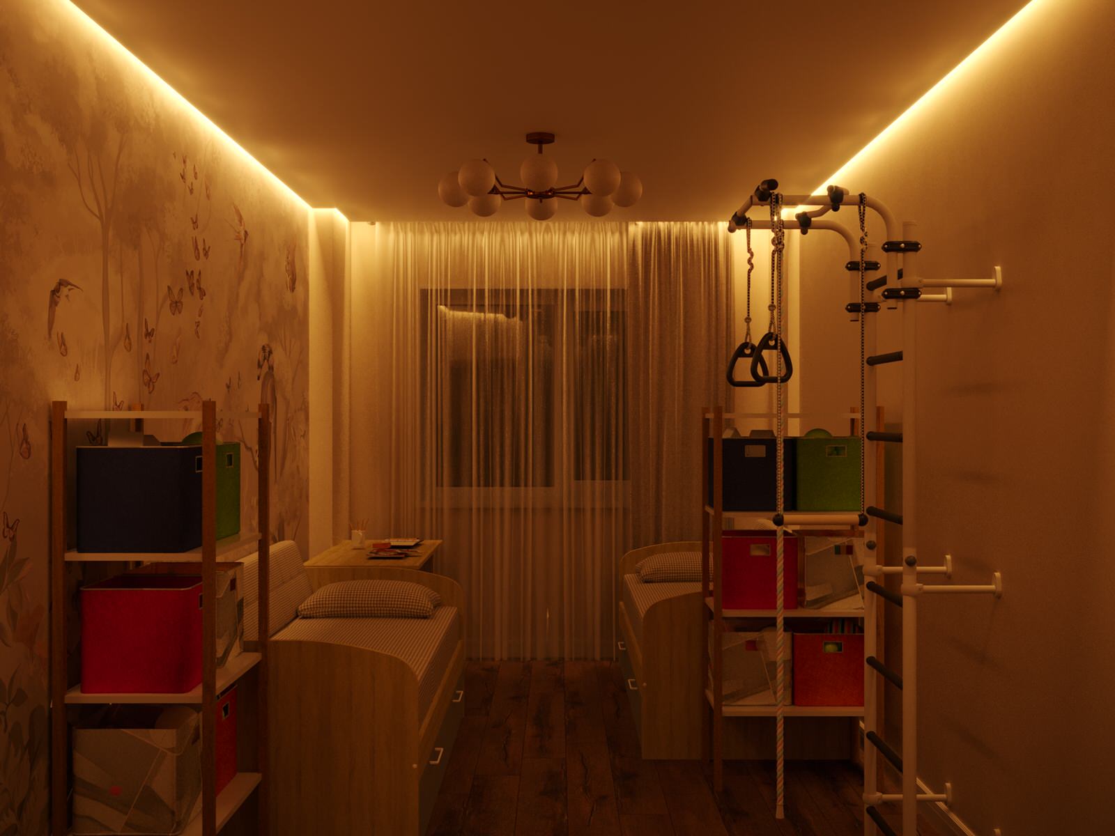 Дизайн-проект трехкомнатной квартиры.