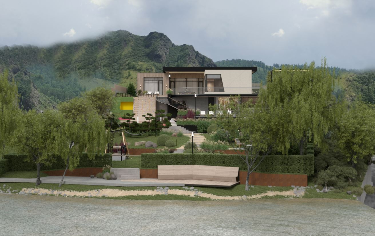 Ландшафтное благоустройство Базайская.