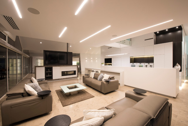 Beach House modern-living-room