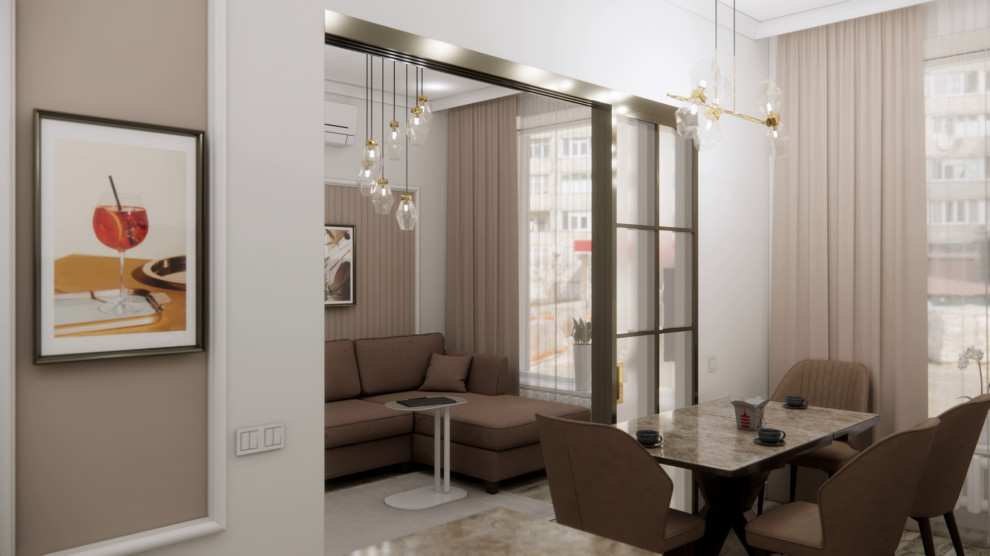 Квартира в ЖК Кристалл: новая классика