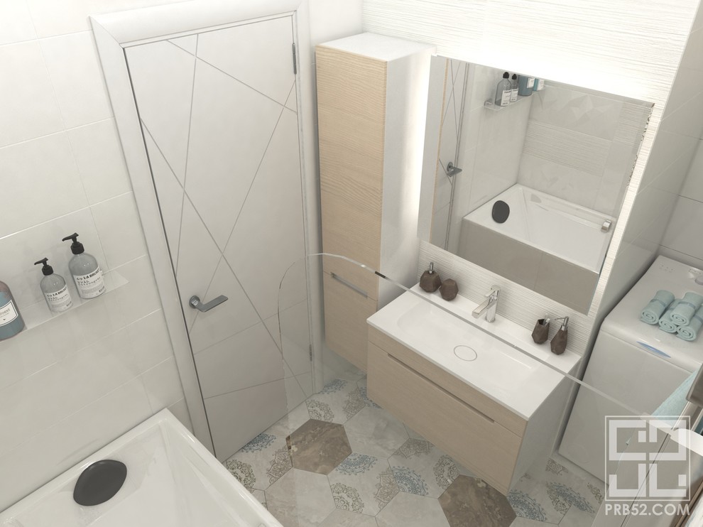 Проект интерьера квартиры в ЖК "Каскад"