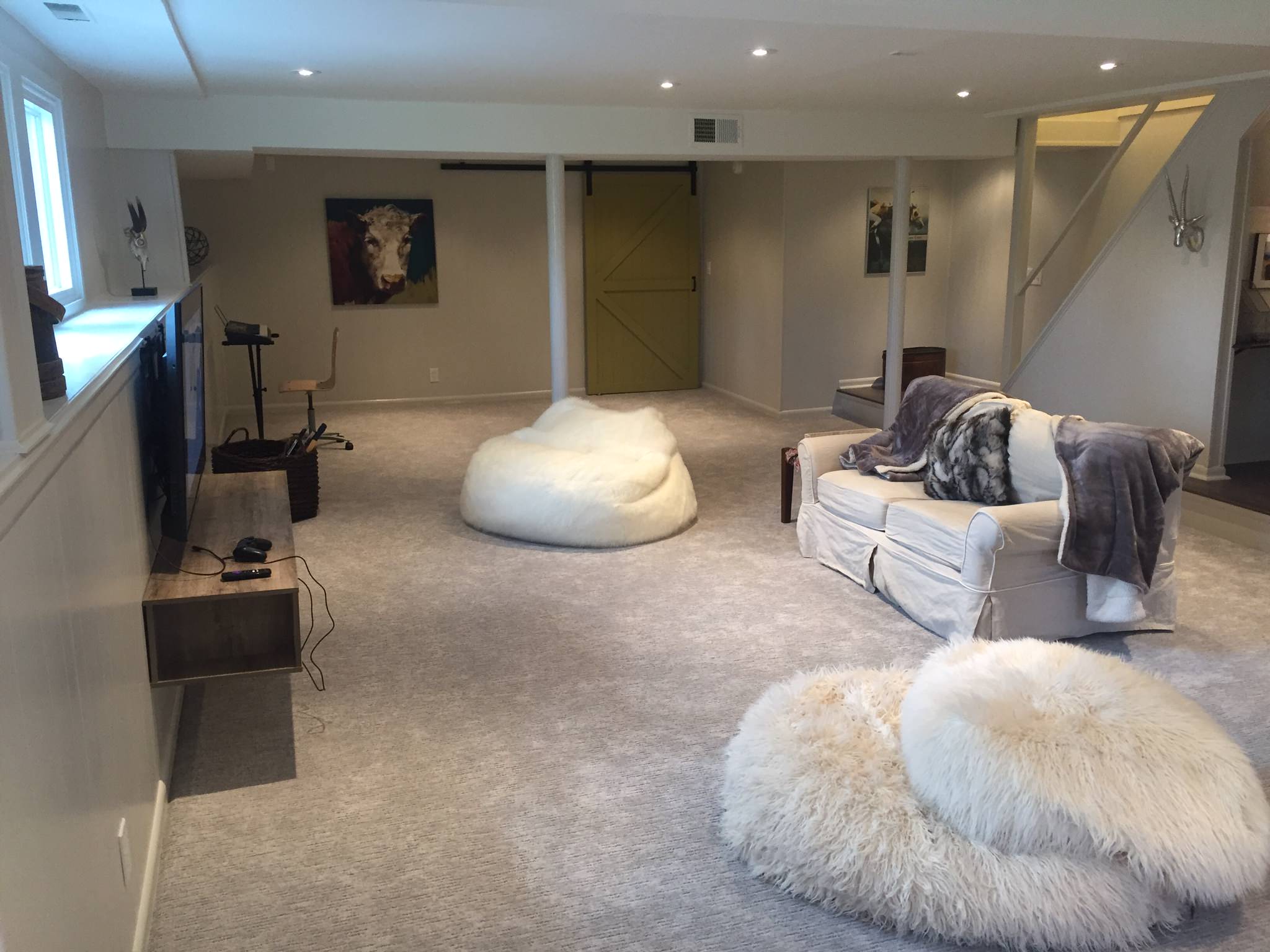 The Powell's basementi