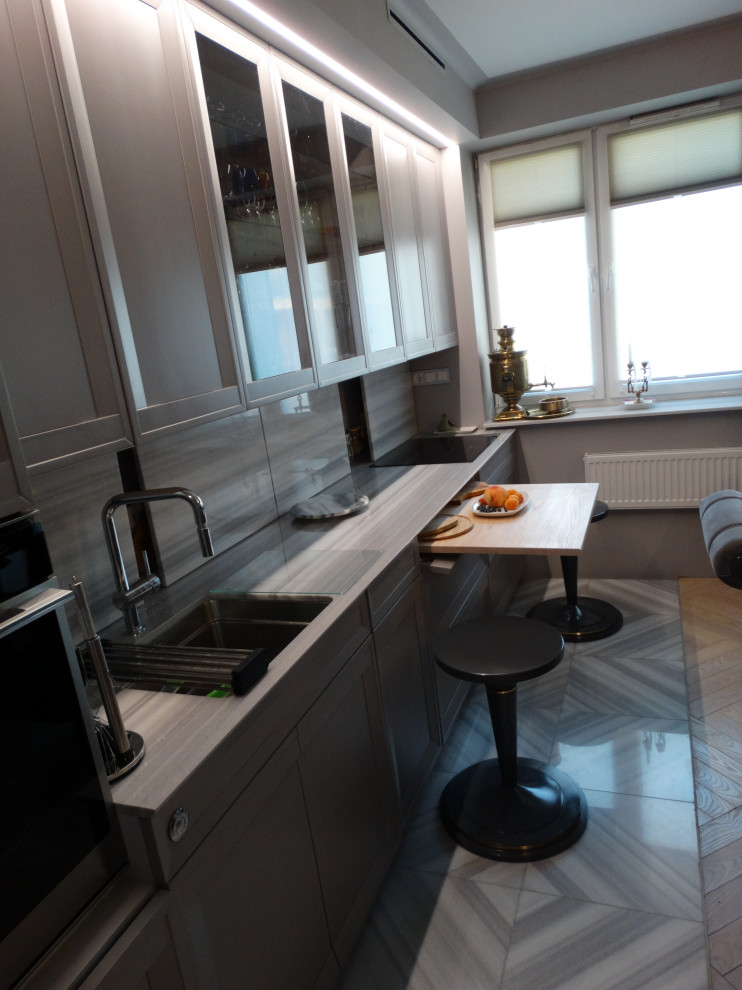 Кухня в квартире Оттенки серого