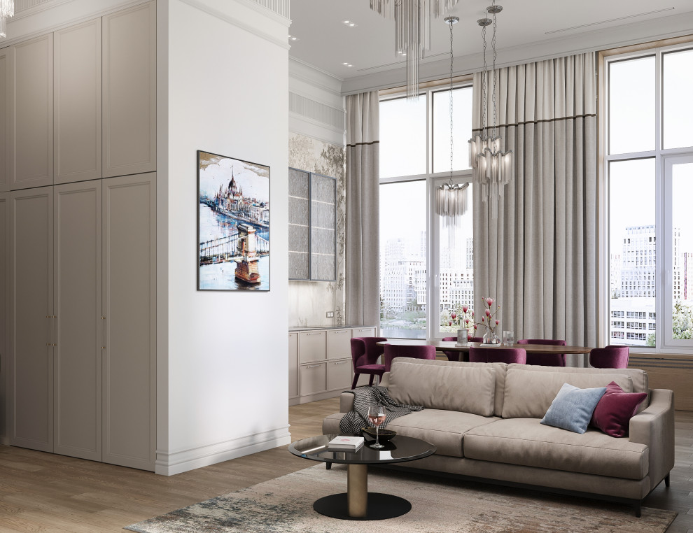 ДИЗАЙН ДВУХУРОВНЕВОГО ПЕНТХАУСА В ЖК "NOW"