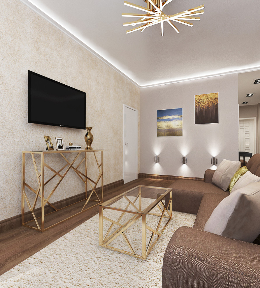 Интерьер квартиры 87 м2 в ЖК Домашний