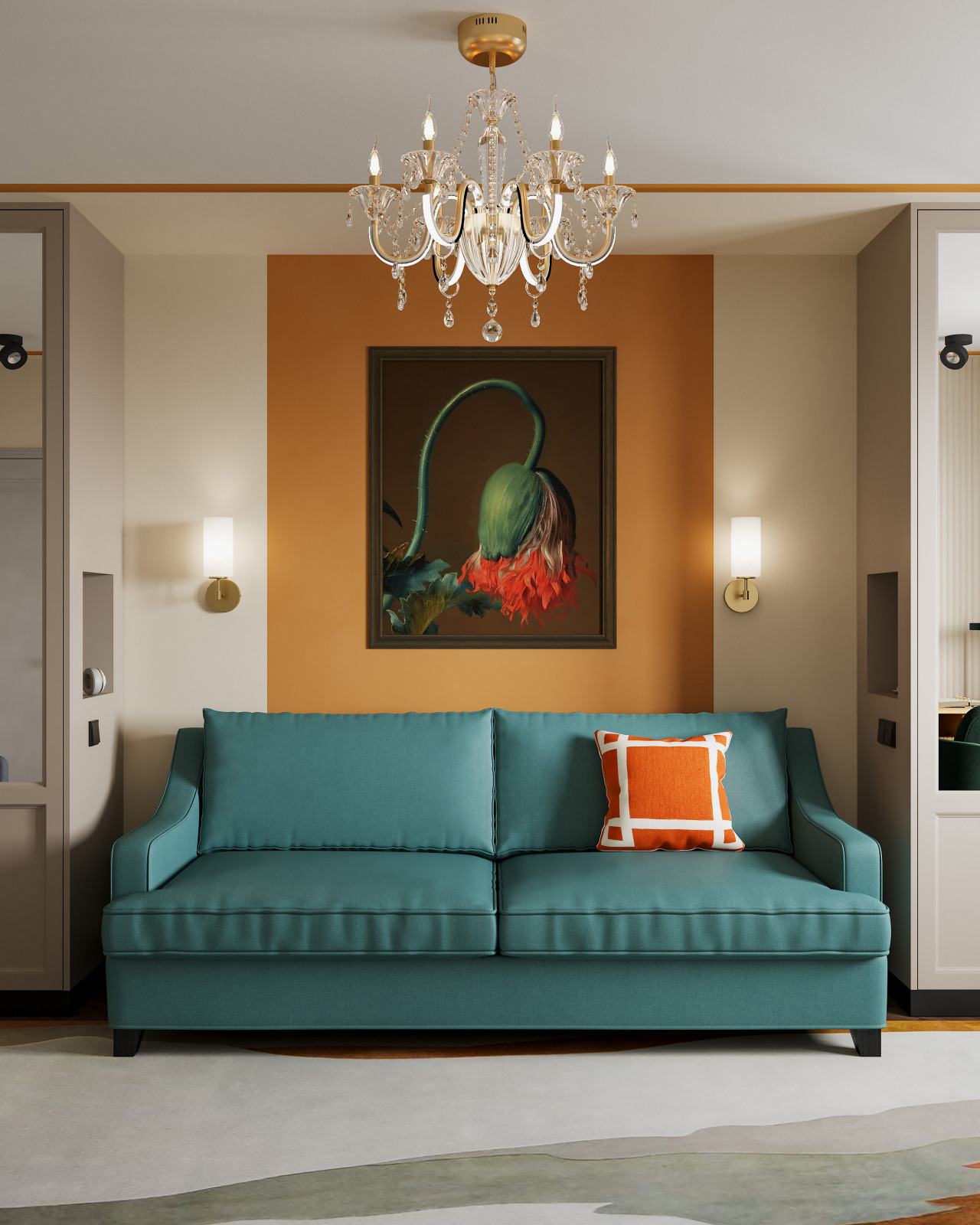 Дизайн квартиры в колористике фламандский картин