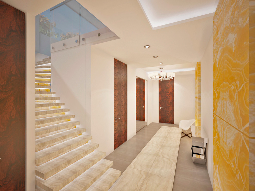 Проект 79 - Интерьер двухуровневой квартиры (4 вариант)