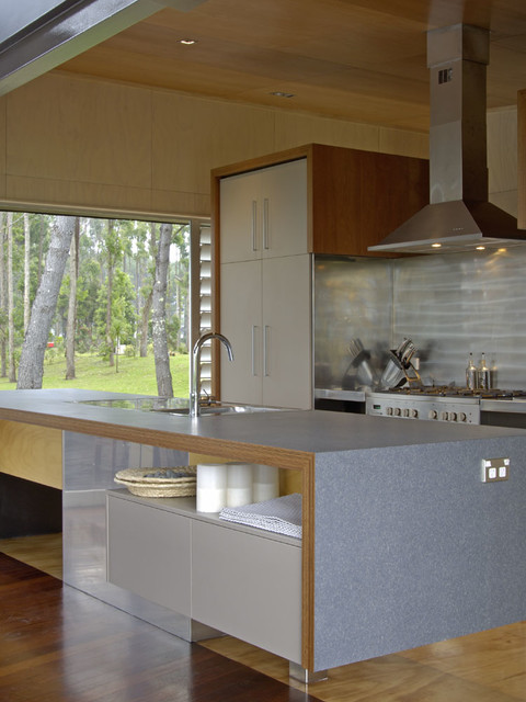 Matarangi Beach House beach-style-kitchen