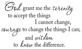 GOD GRANT ME THE SERENITY PRAYER BIBLE Art Quote Vinyl Wall Stickers R9N7