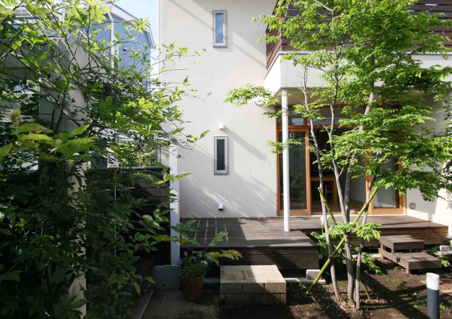 月見台の家 skandinavisch-patio