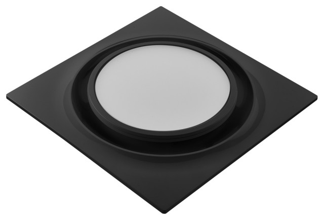 80 CFM 0.3 Sones Ceiling Bath Exhaust Fan With LED Light - Contemporary ...