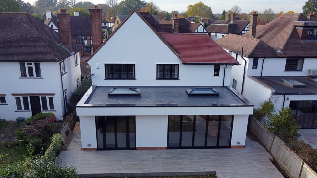 Double Storey and Kitchen Extension modern-exterior