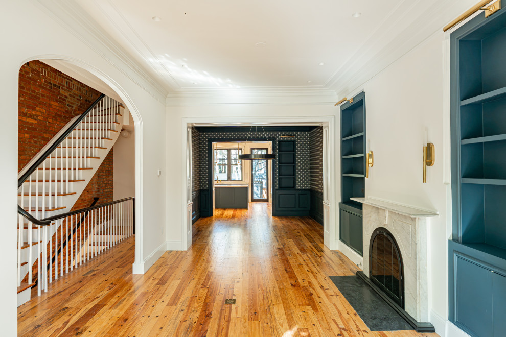 Eclectic Townhome City Scape