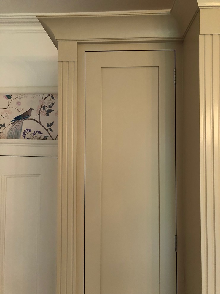 Hand Painted bespoke wardrobes and radiator cover
