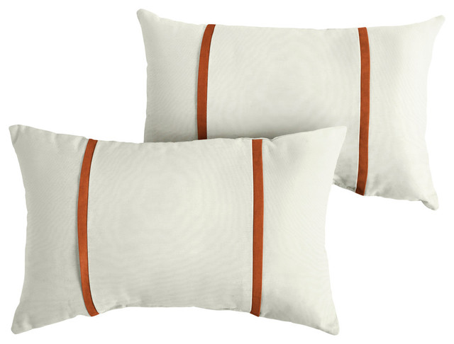 rust orange pillow