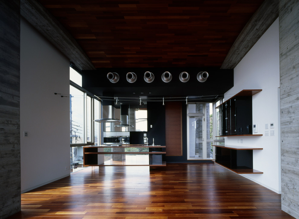 Design ideas for a contemporary kitchen in Kobe.
