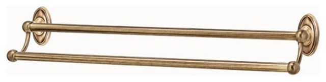 Alno Double Towel Bar in Antique English Matte