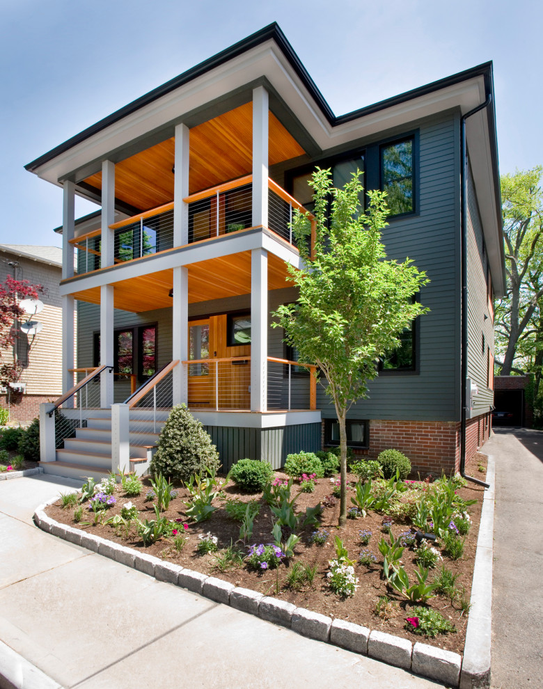 Classic house exterior in Boston.