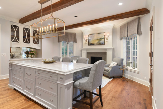 Inspiration for a transitional kitchen remodel in Chicago