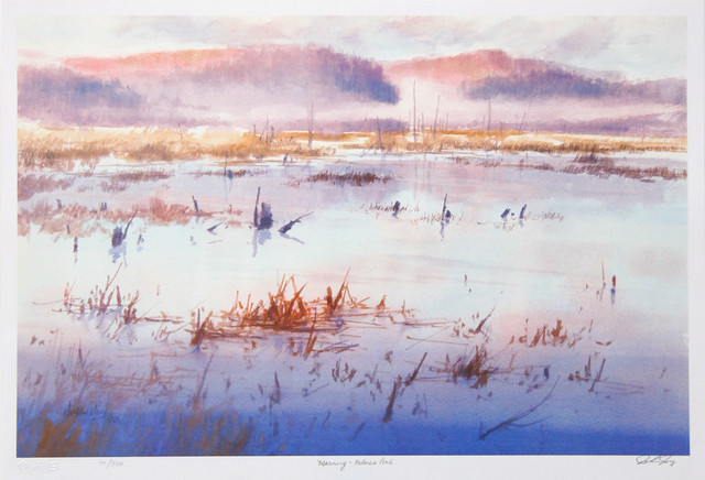 "Morning - Holmes Pond" Artwork