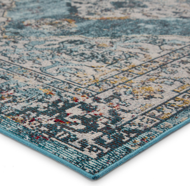 Jaipur Living Romina Medallion Teal Gold Area Rug Contemporary Rugs By - Teal Gold And Gray Rug Jaipur Living Romina Medallion Teal Gold Area Rug Contemporary Rugs By - Teal Gold And Gray Rug