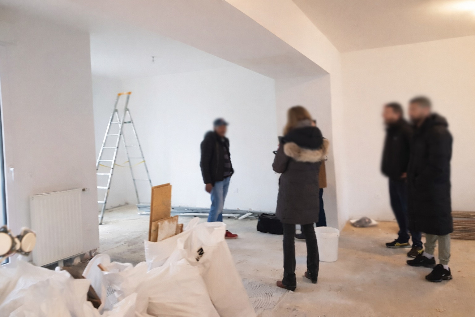 photo  sur le chantier