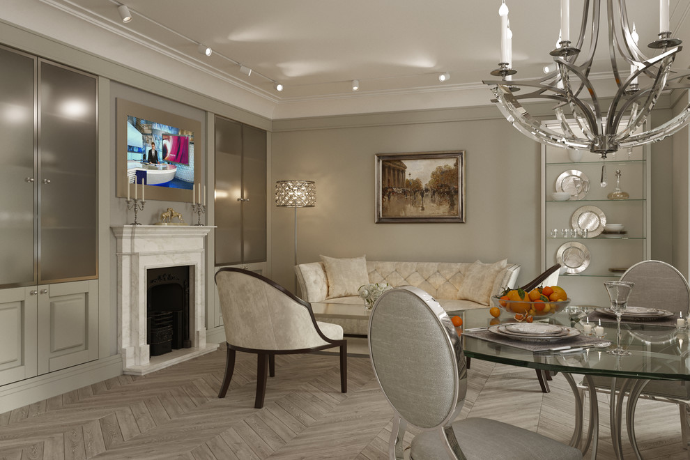 Современная классика. Интерьеры. Квартира 100 м2 в Тамбове.