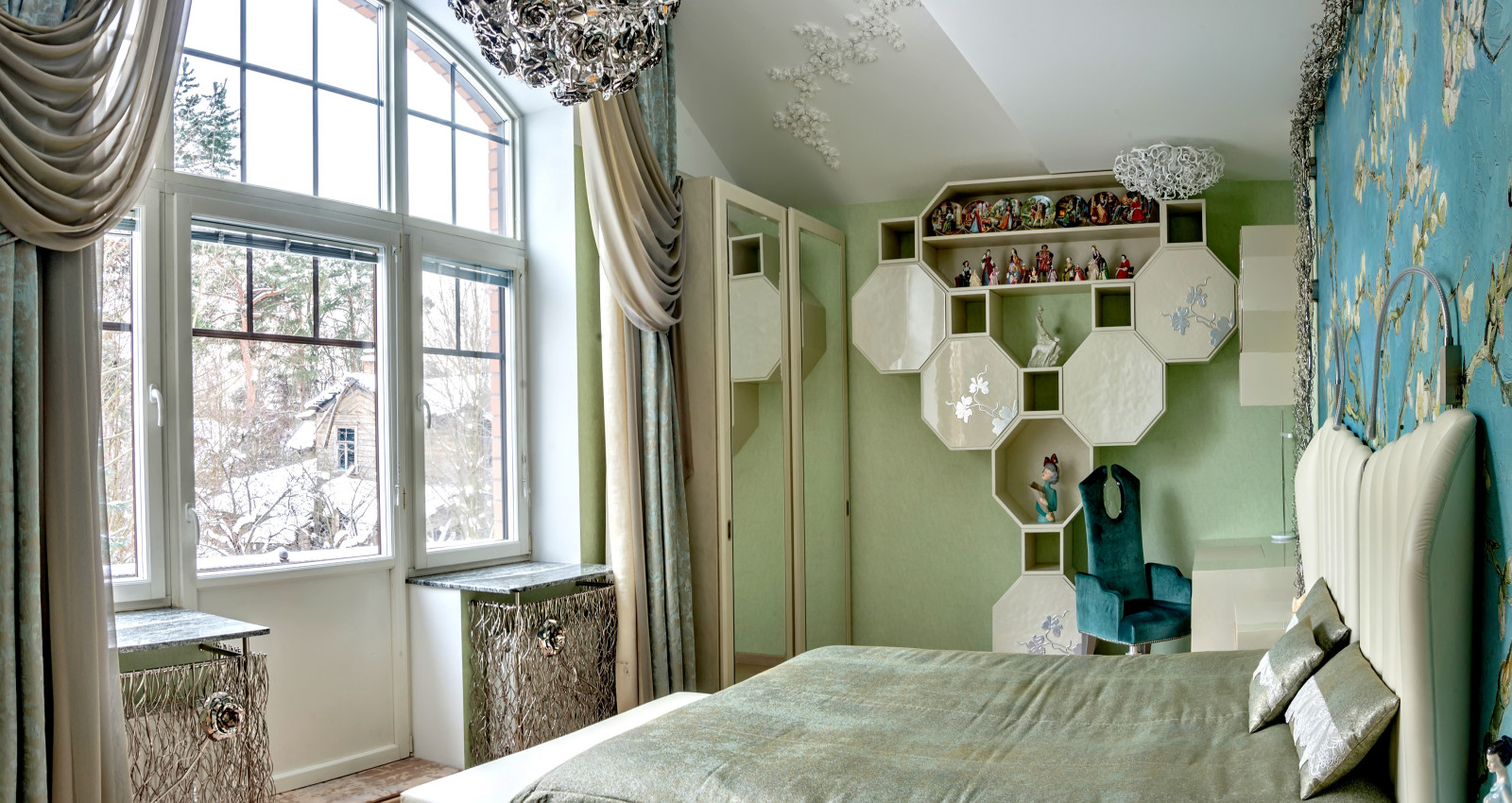 Роскошная спальная комната