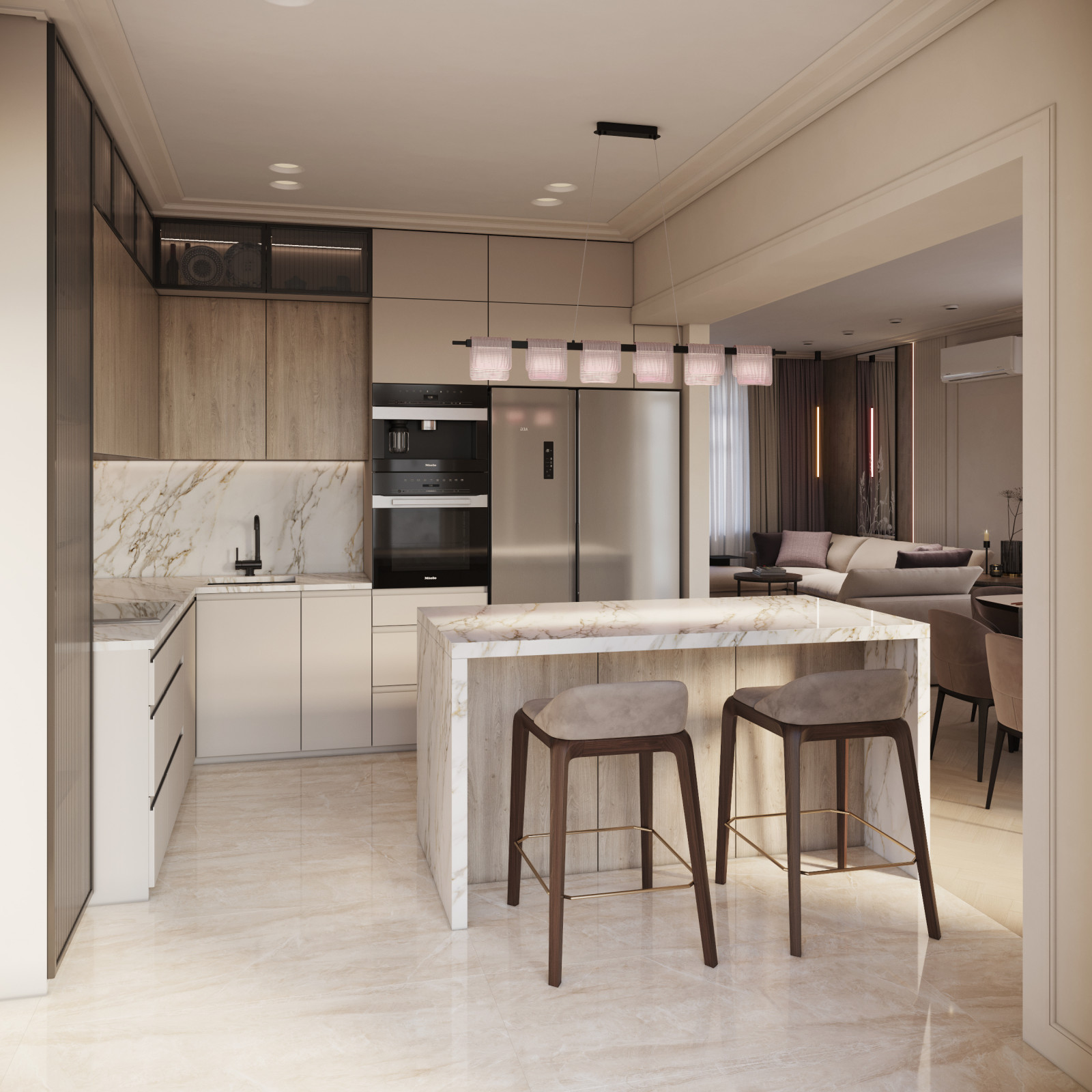 Кухня с островом