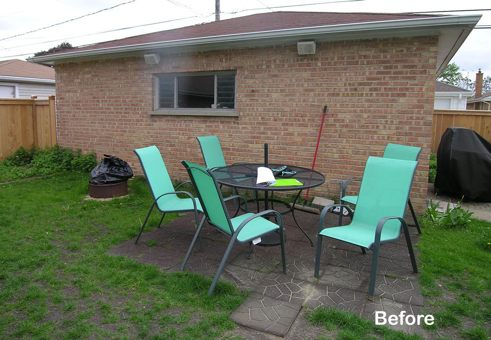 Skokie backyard makeover (before) | Artistry Landscaping Design