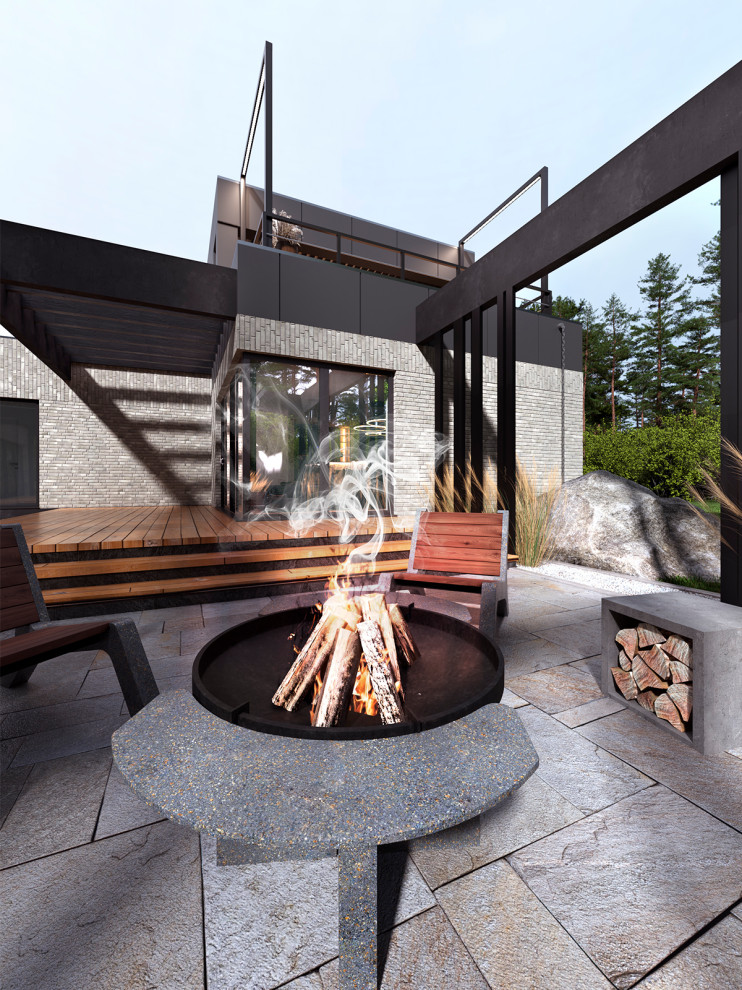 Комплекс строений в стиле "Хай-тек"