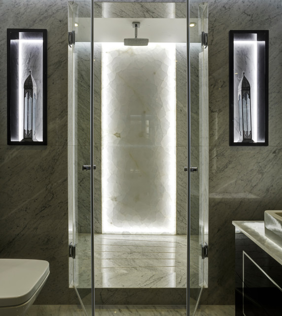 Gloucester Square contemporary-bathroom