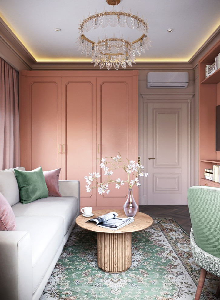 Кораллово-оливковый микс