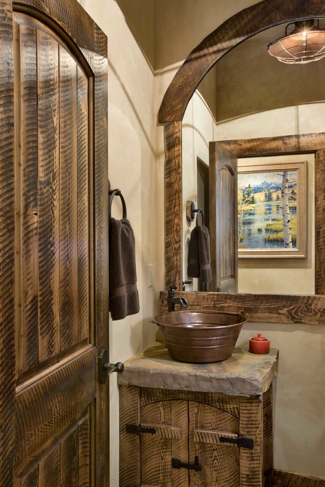 Bathroom - rustic bathroom idea