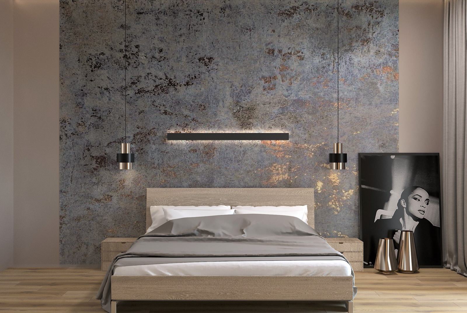 Двухкомнатная квартира в современном стиле с преобладанием древесных акцентов