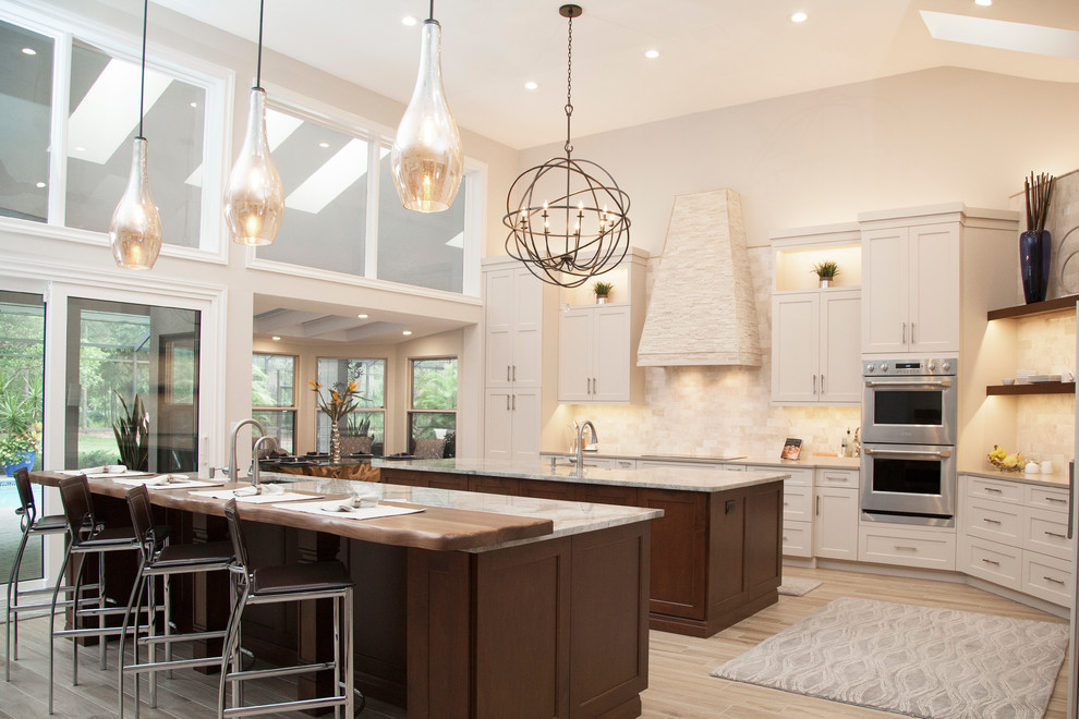 Kitchen - transitional kitchen idea in Miami
